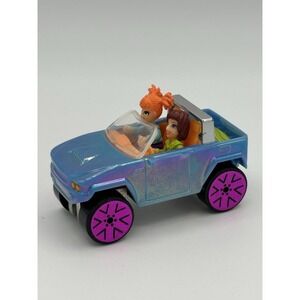 Polly Pocket Wheels #16 Razmataz Lila & Blue Beach Car 2006 + BONUS DOLL